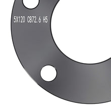 Laden Sie das Bild in den Galerie-Viewer, Neu 5mm Aluspacer Set kompatibel für BMW 3er E36 E46 E90 M3 5x120 72.6mm mit Radschrauben