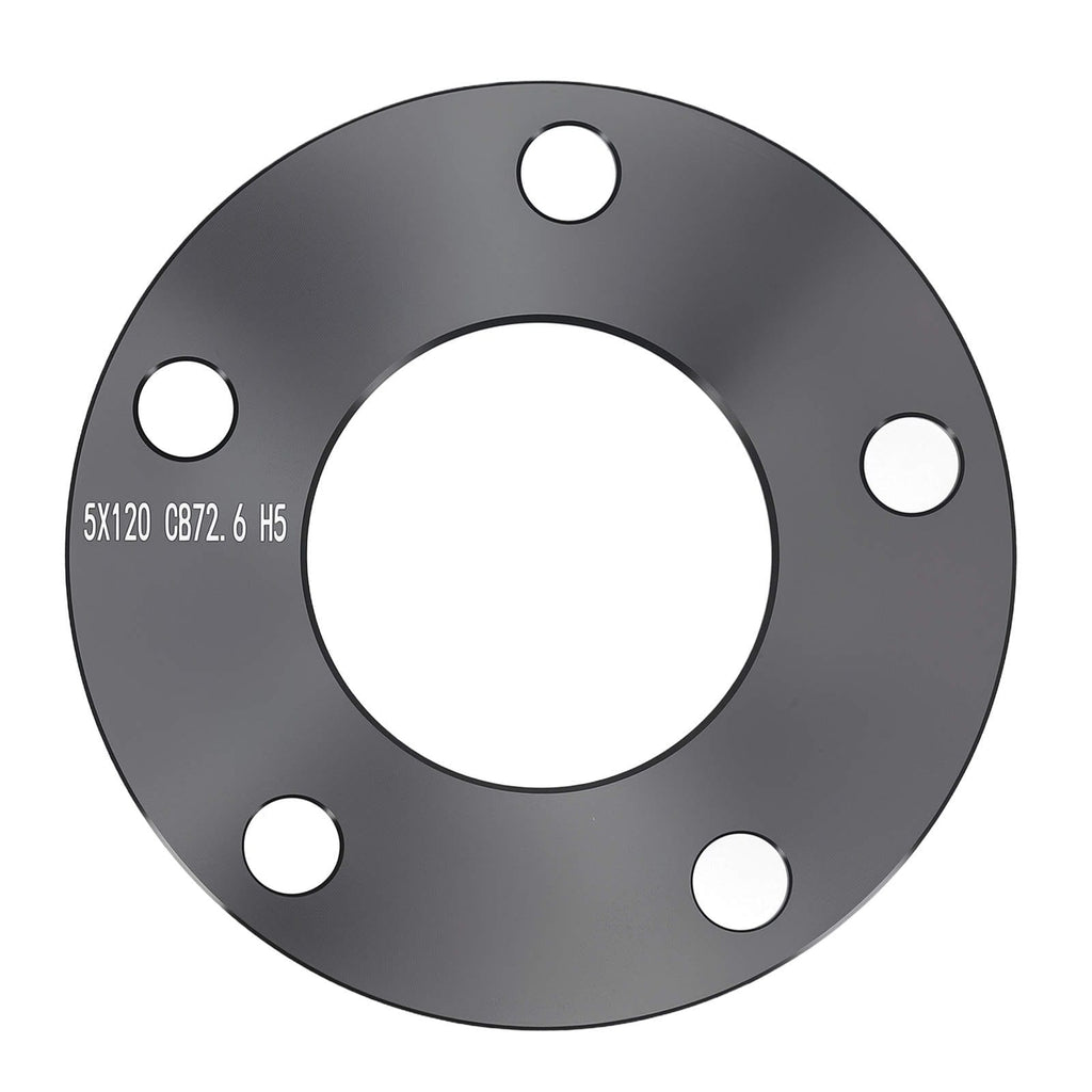 Neu 5mm Aluspacer Set kompatibel für BMW 3er E36 E46 E90 M3 5x120 72.6mm mit Radschrauben