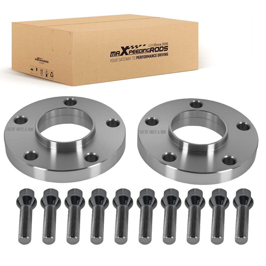 Neu 20mm Distanzscheiben 5x120 kompatibel für BMW F30 3er Limousine 2011- M14x1.25 72.6