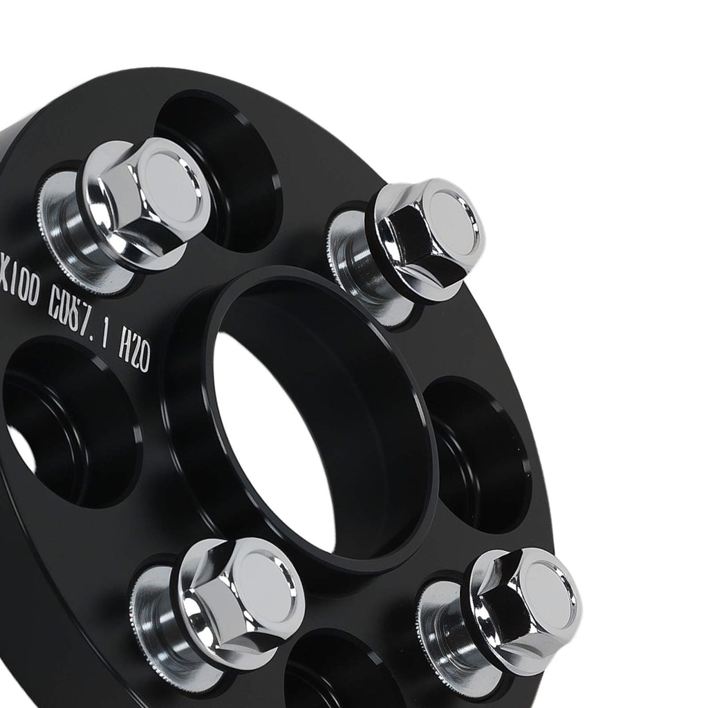 Neu 20mm Radspacer Distanzscheiben kompatibel für VW Golf Jetta Polo 4x100 M12x1.5 Alulegierung