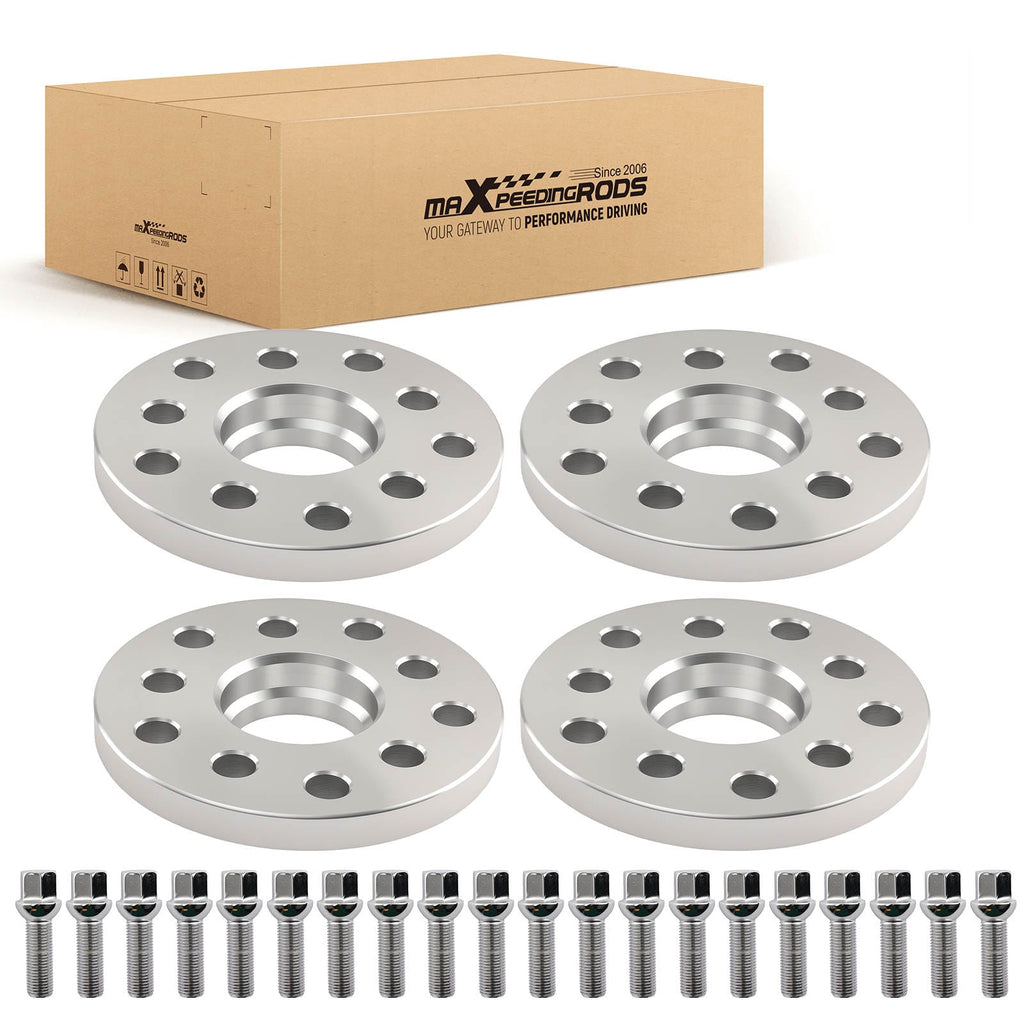 Neu 4x Distanzscheiben 10/15mm kompatibel für VW Arteon 3H 5x100 5x112 M14x1.5 57.1mm Alu