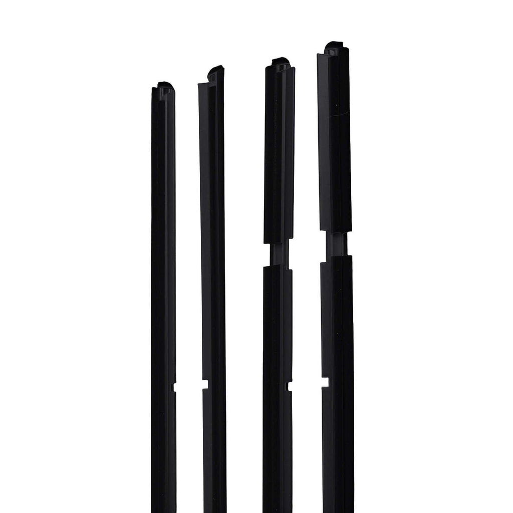 Neu 4x Fenster Dichtungssystem kompatibel für Jeep Grand Cherokee 1999-2004 55135879AF Set