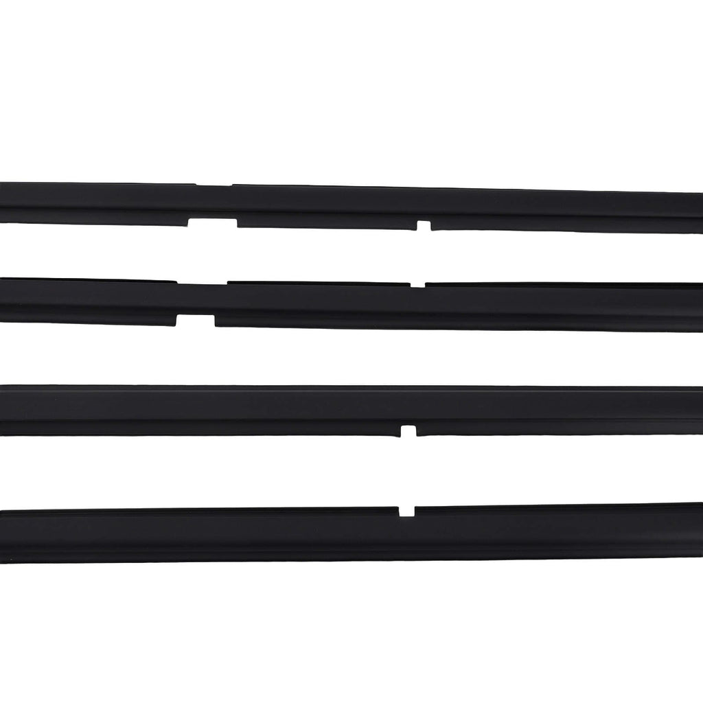 Neu 4x Fenster Dichtungssystem kompatibel für Jeep Grand Cherokee 1999-2004 55135879AF Set