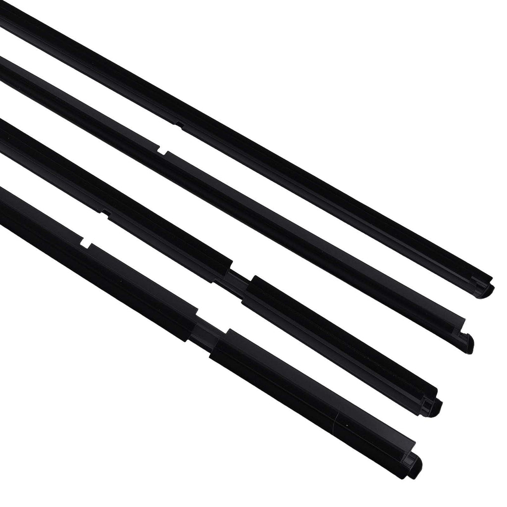 Neu 4x Fenster Dichtungssystem kompatibel für Jeep Grand Cherokee 1999-2004 55135879AF Set
