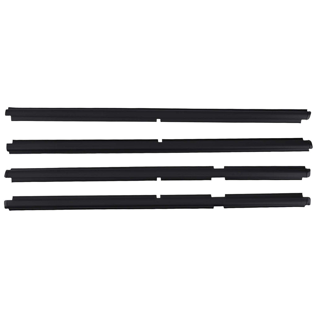 Neu 4x Fenster Dichtungssystem kompatibel für Jeep Grand Cherokee 1999-2004 55135879AF Set