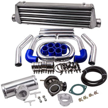 Laden Sie das Bild in den Galerie-Viewer, Neu Universal Ladeluftkühler 2.5 Rohr Schlauch Kit + BOV Flanschrohradapter Kit
