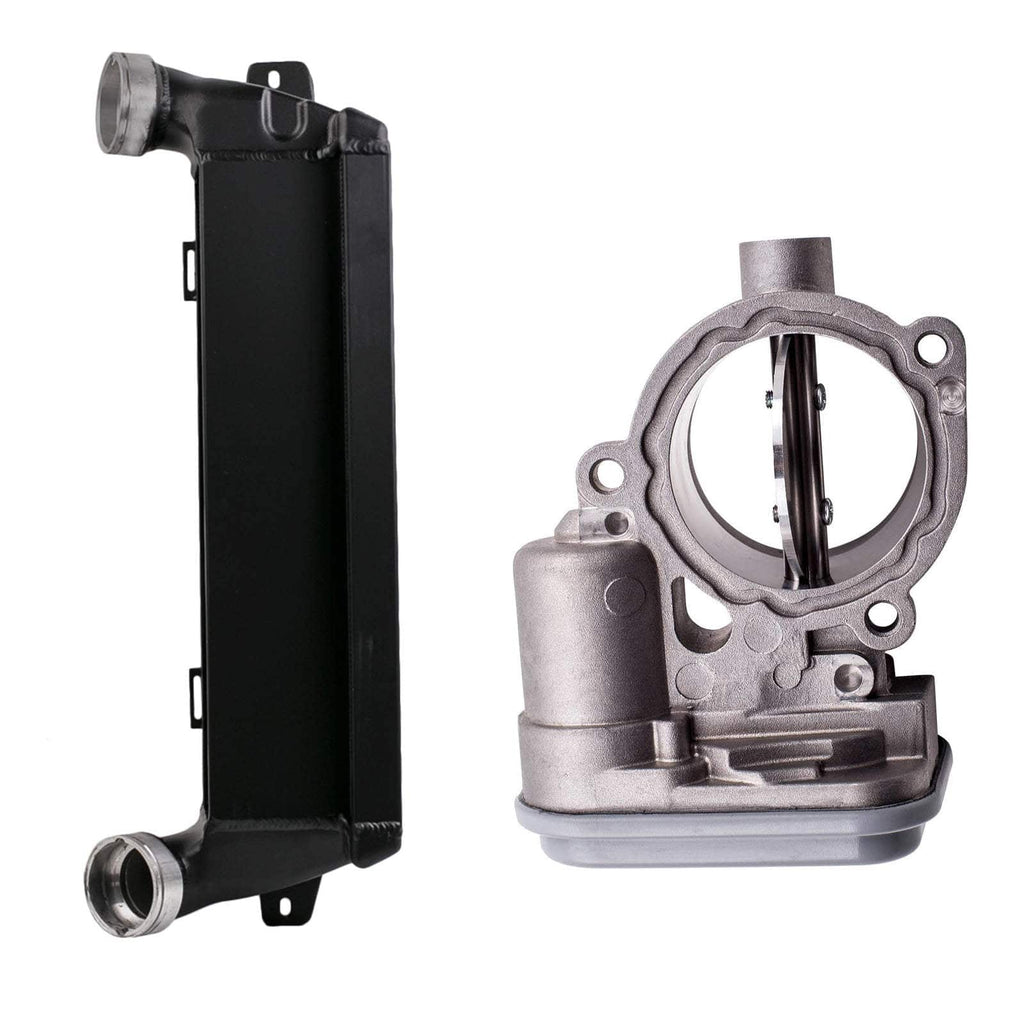 Neu Ladeluftkühler TurbokühlerDrosselklappeFor kompatibel für BMW 3er Touring E91 325d 330d