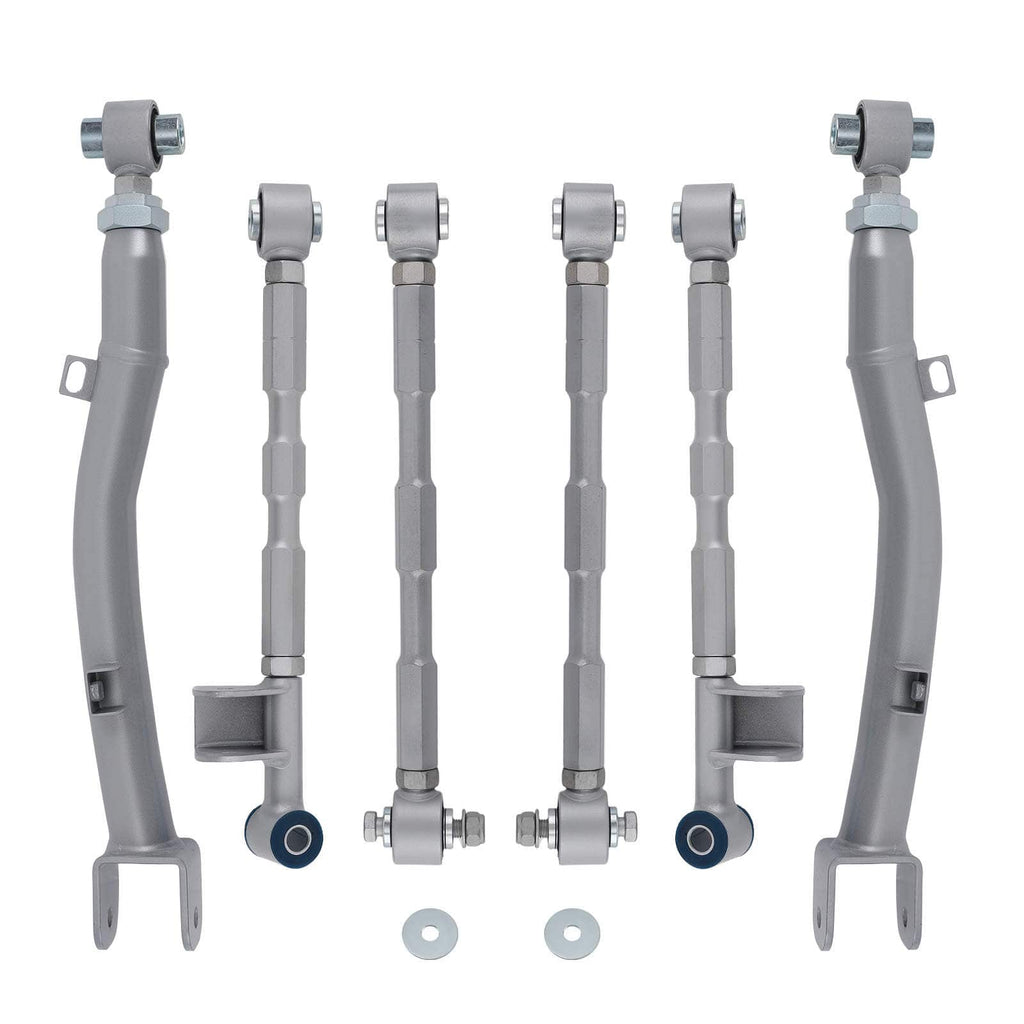 New 6 Stück hintere Querlenker-Längslenker kompatibel für Subaru Impreza WRX STi GDA 2002–2007