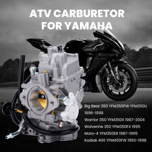 Laden Sie das Bild in den Galerie-Viewer, New Kompatibel für Yamaha Warrior 350 CARBURETOR YFM 350 YFM350 1987 - 2004 ATV VERGASER Vergasung