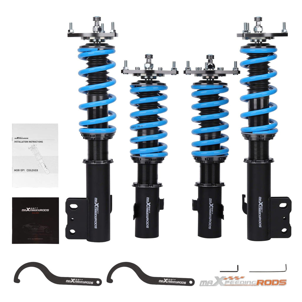 New Gewindefahrwerk Tieferlegung kompatibel für Subaru Forester SF 24 Way einstellbare Dämpfung
