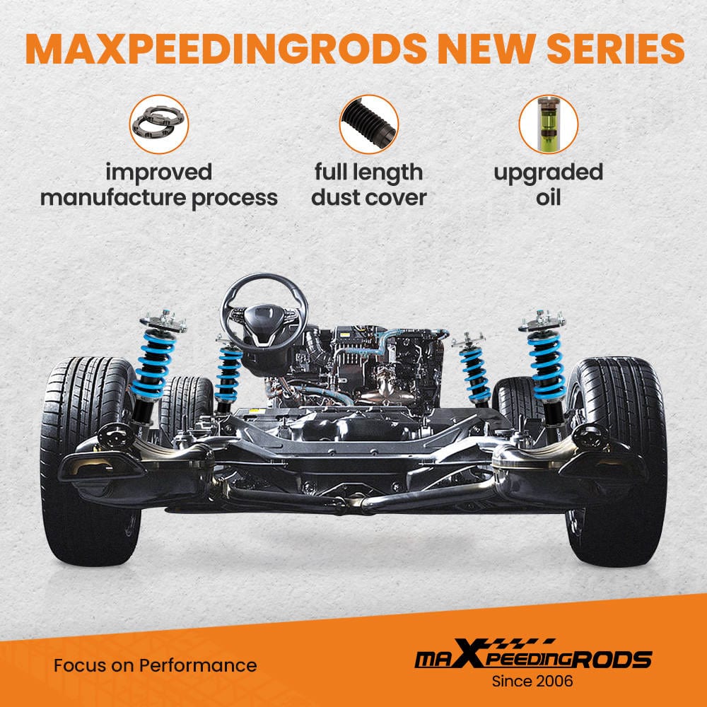 New maXpeedingrods Gewindefahrwerk kompatibel für Honda Prelude BB1 BB2 1992-1996 BB6 BB8 96-00