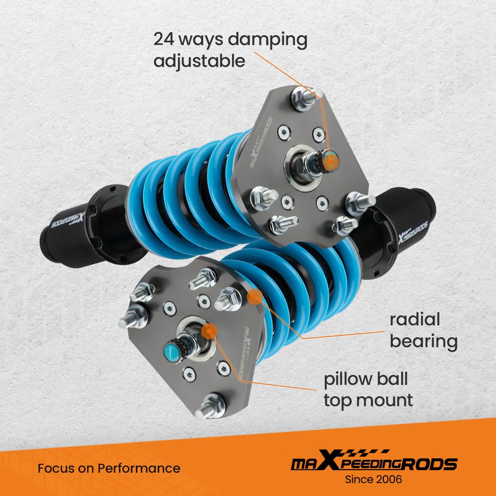New maXpeedingrods Gewindefahrwerk kompatibel für Honda Prelude BB1 BB2 1992-1996 BB6 BB8 96-00