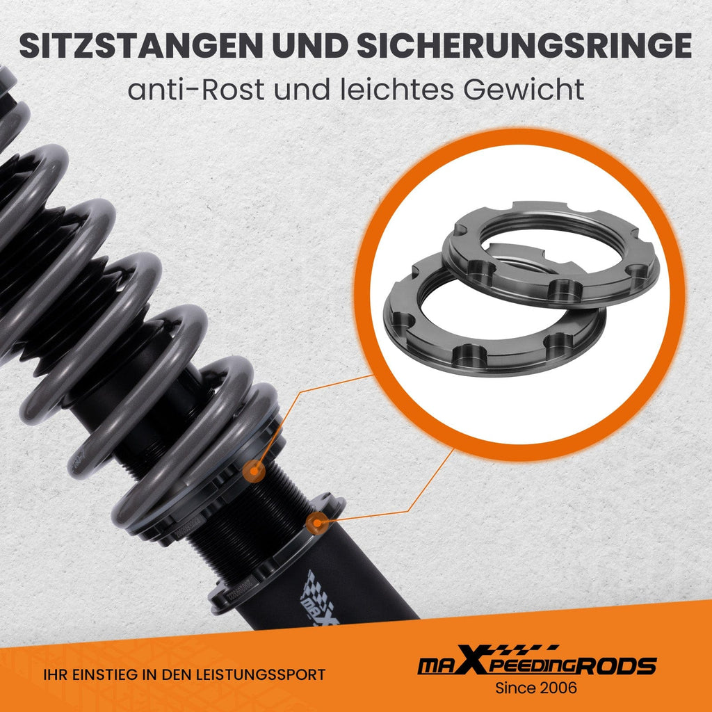 New maXpeedingrods Gewindefahrwerk kompatibel für Honda Civic ED2 ED3 ED4 ED6 ED7 EC8 EE9 EG1