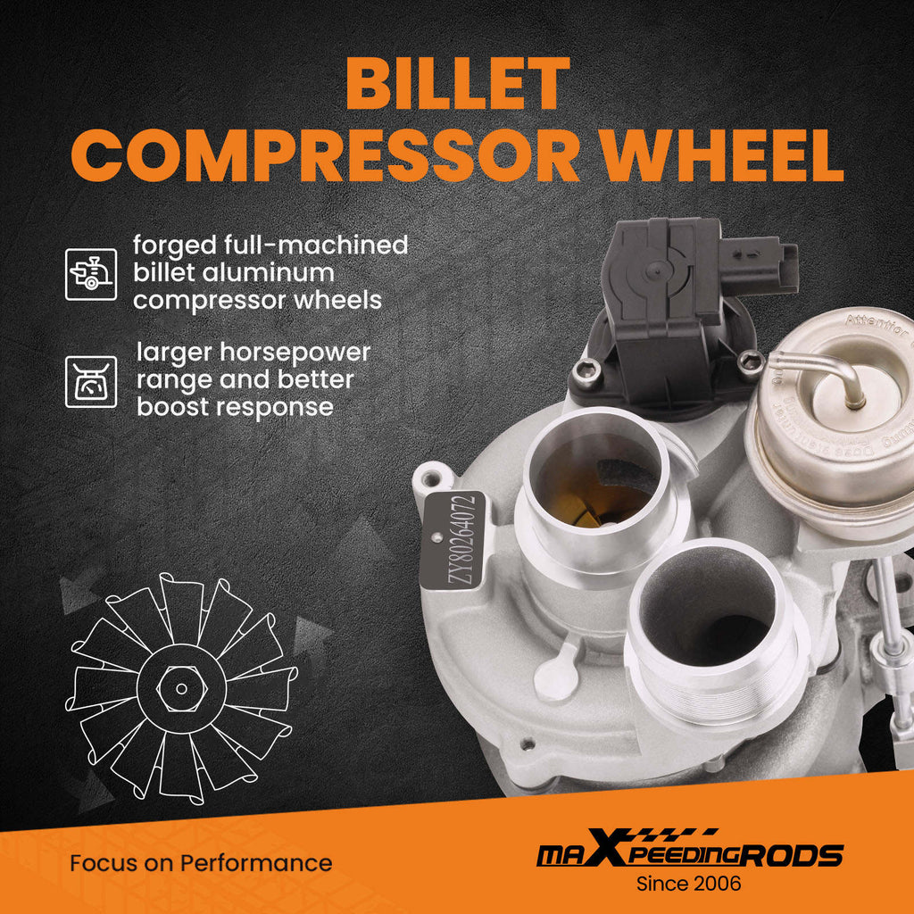 New Billet Turbolader kompatibel für BMW MINI Cooper S 1.6THP 174PS,184PS 200PS 53039880163