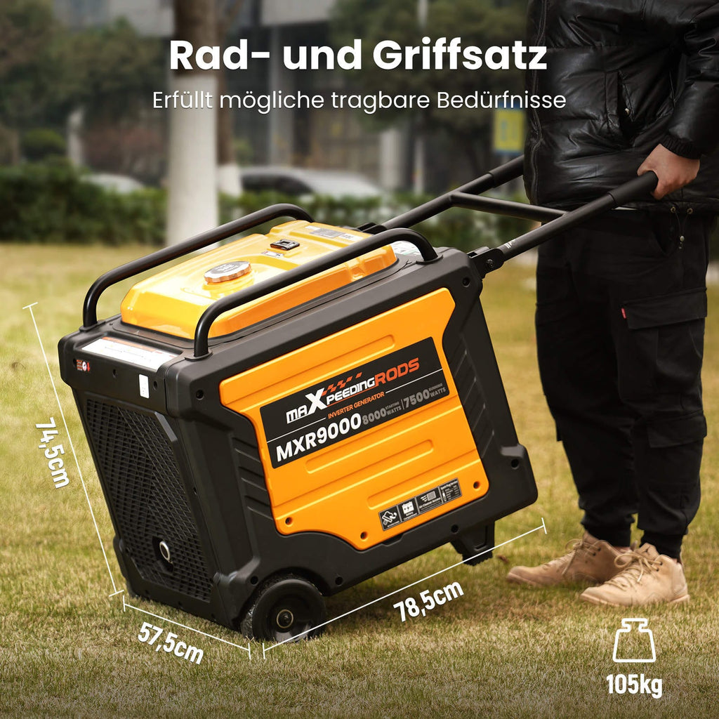 New ATS Stromgenerator Benzin 8KW Inverter Stromerzeuger Generator für Home Backup