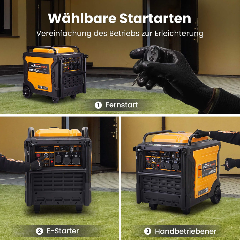 New ATS Stromgenerator Benzin 8KW Inverter Stromerzeuger Generator für Home Backup