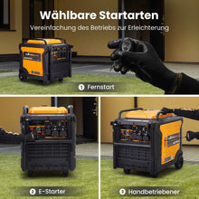 Laden Sie das Bild in den Galerie-Viewer, New ATS Stromgenerator Benzin 8KW Inverter Stromerzeuger Generator für Home Backup