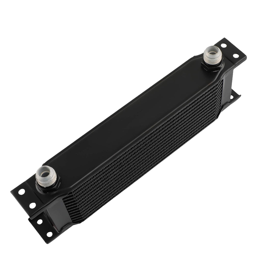 New Universal 13-Row 10AN Engine Transmission Oil Cooler Kit +Filter Adapter