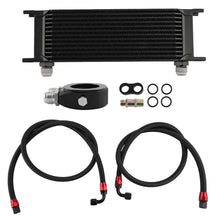 Laden Sie das Bild in den Galerie-Viewer, New Universal 13-Row 10AN Engine Transmission Oil Cooler Kit +Filter Adapter