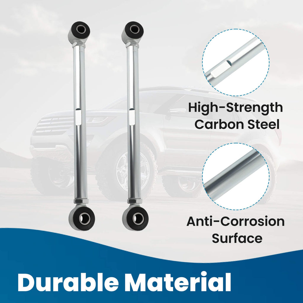 New Adjustable Pair Rear Strut Rods Kit w/ Bushings kompatibel für Chevrolet Corvette 1963-1979