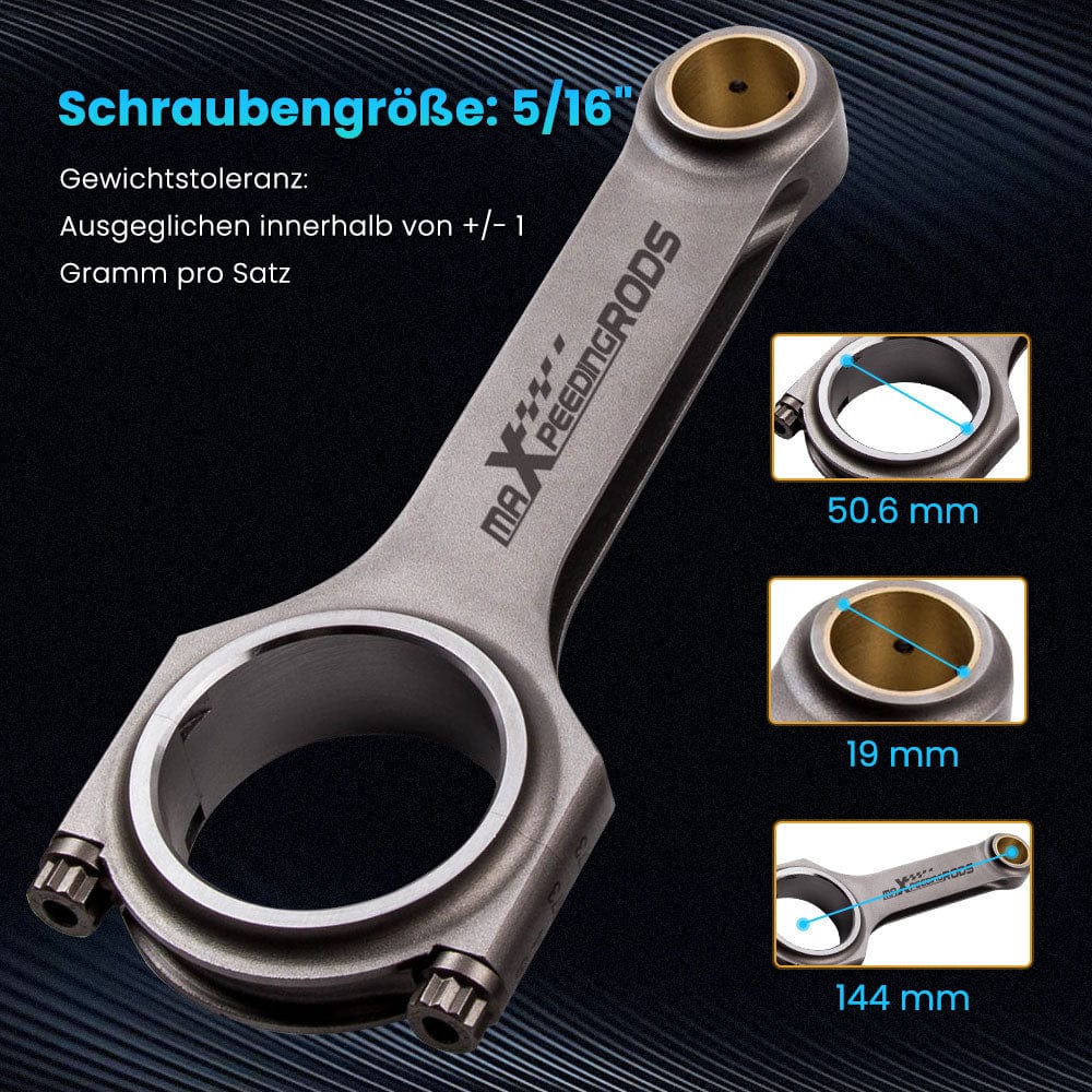 Pleuel H-Schaft Pleuel für VW Golf MK4 Gti 1.8T 144/19mm Con Rod Rods ARP2000