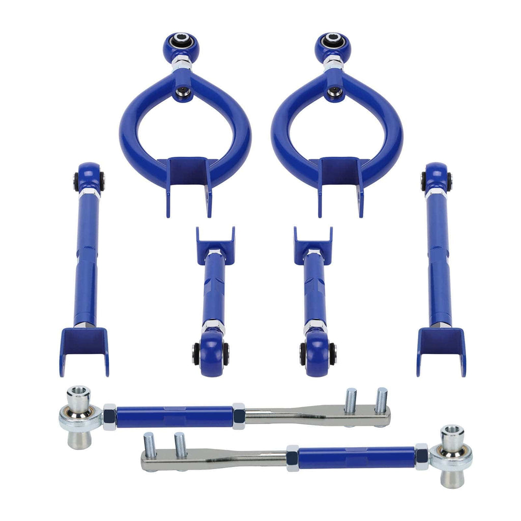 Querlenker Hinten Sturzsatz + Zugarm + Spur + Vorne Spannstange kompatibel für Nissan 300ZX Z32 90–96