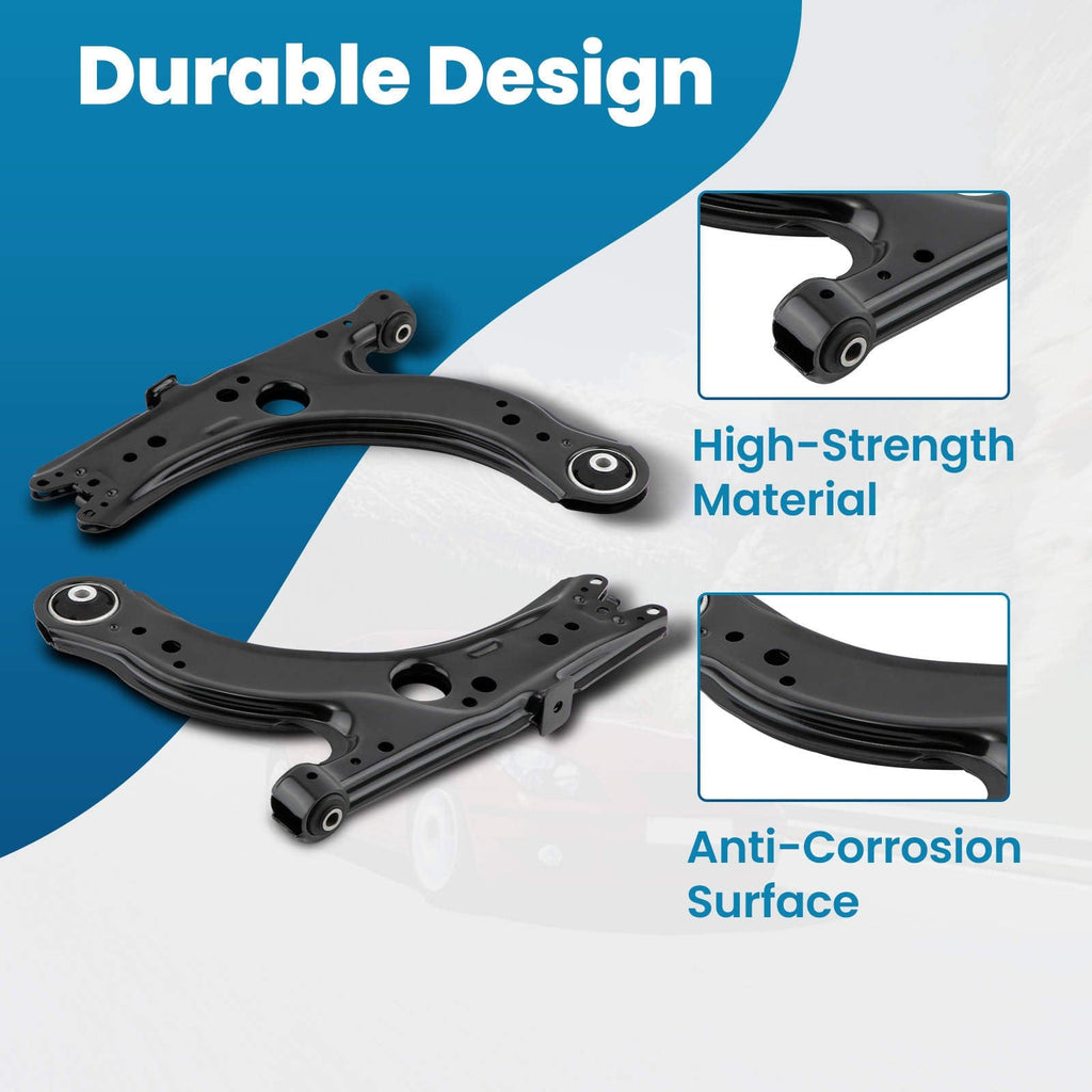 Querlenker QUERLENKER TRAGGELENKE KOPPELSTANGEN kompatibel für Audi A3 (8L1) Kompatibel Für Seat Leon (1M1) VORNE L+R