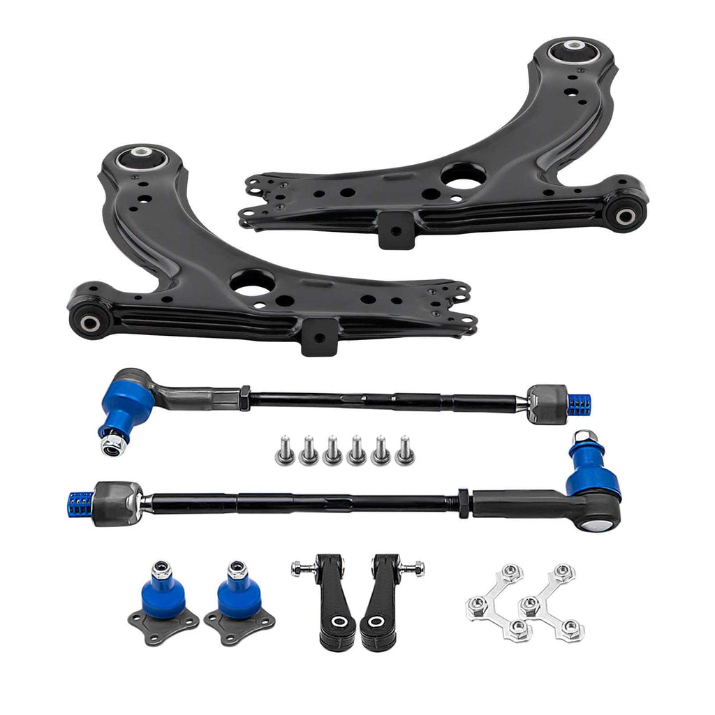 Querlenker QUERLENKER TRAGGELENKE KOPPELSTANGEN kompatibel für Audi A3 (8L1) Kompatibel Für Seat Leon (1M1) VORNE L+R
