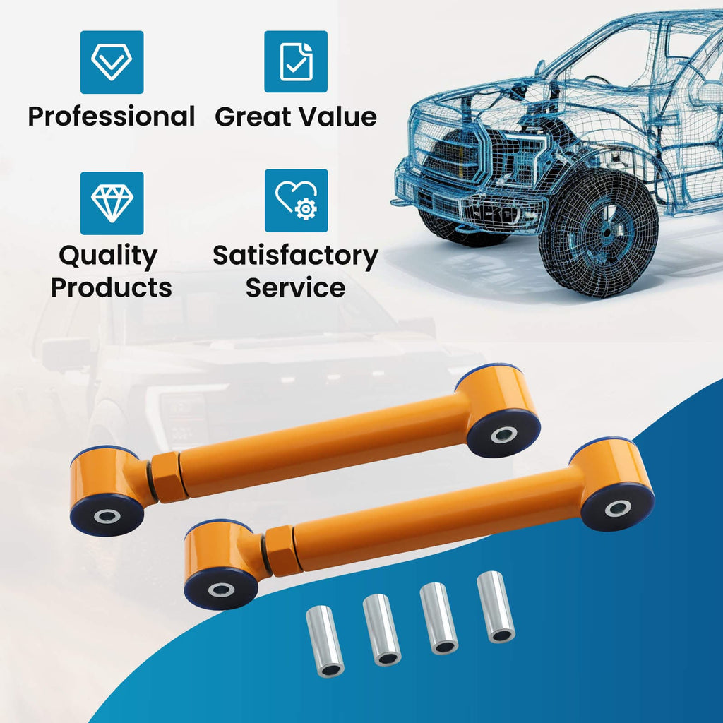Querlenker 2x Rear Upper Querlenker einstellbar kompatibel für Jeep Wrangler TJ Grand Cherokee ZJ