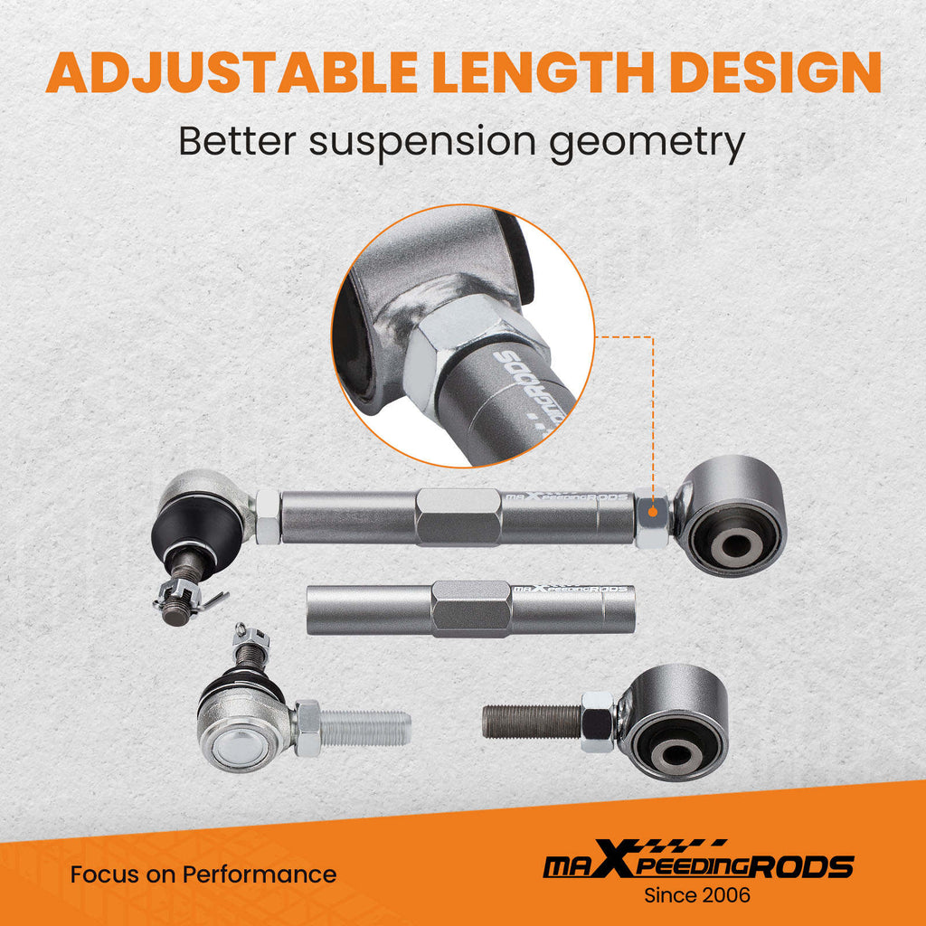 Querlenker Heavy Duty Adjustable Rear Toe Control Arm kompatibel für Lexus GS300 1998-2005 GS400 GS430