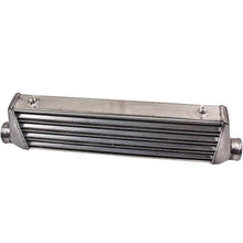 Laden Sie das Bild in den Galerie-Viewer, Rohrleitungssätze Wasser Kühler vorne Aluminum Mount Intercooler 27X7X2.5 inch Tube and Fin top