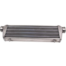 Laden Sie das Bild in den Galerie-Viewer, Rohrleitungssätze Wasser Kühler vorne Aluminum Mount Intercooler 27X7X2.5 inch Tube and Fin top