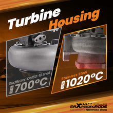 Laden Sie das Bild in den Galerie-Viewer, Turbo Billet A/R .70 GT3582 Universal Turbolader 4 Schrauben 2.5L - 6.0L Ball Bearing