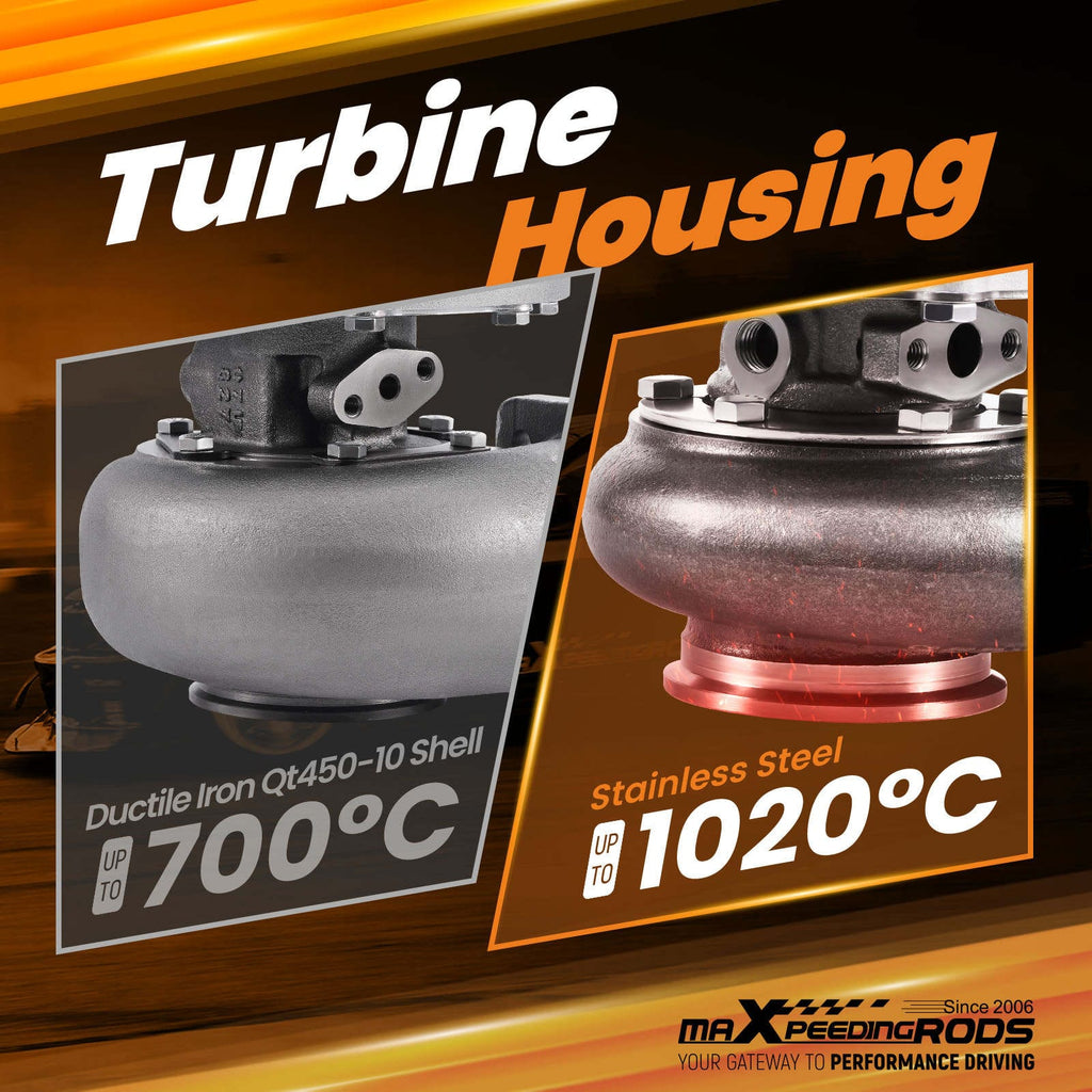 Turbo Billet Universal Turbolader Turbo Ball Bearing for 1.4L- 3.0L engine 660HP NEU