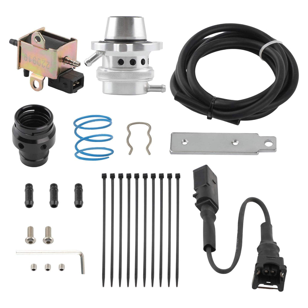 Ventilteile Turbo Blow Valve BOV Kit kompatibel für VW Audi MK5 MK6 2.0T FSI TSI TFSI GLI GTI A4 kompatibel für Golf