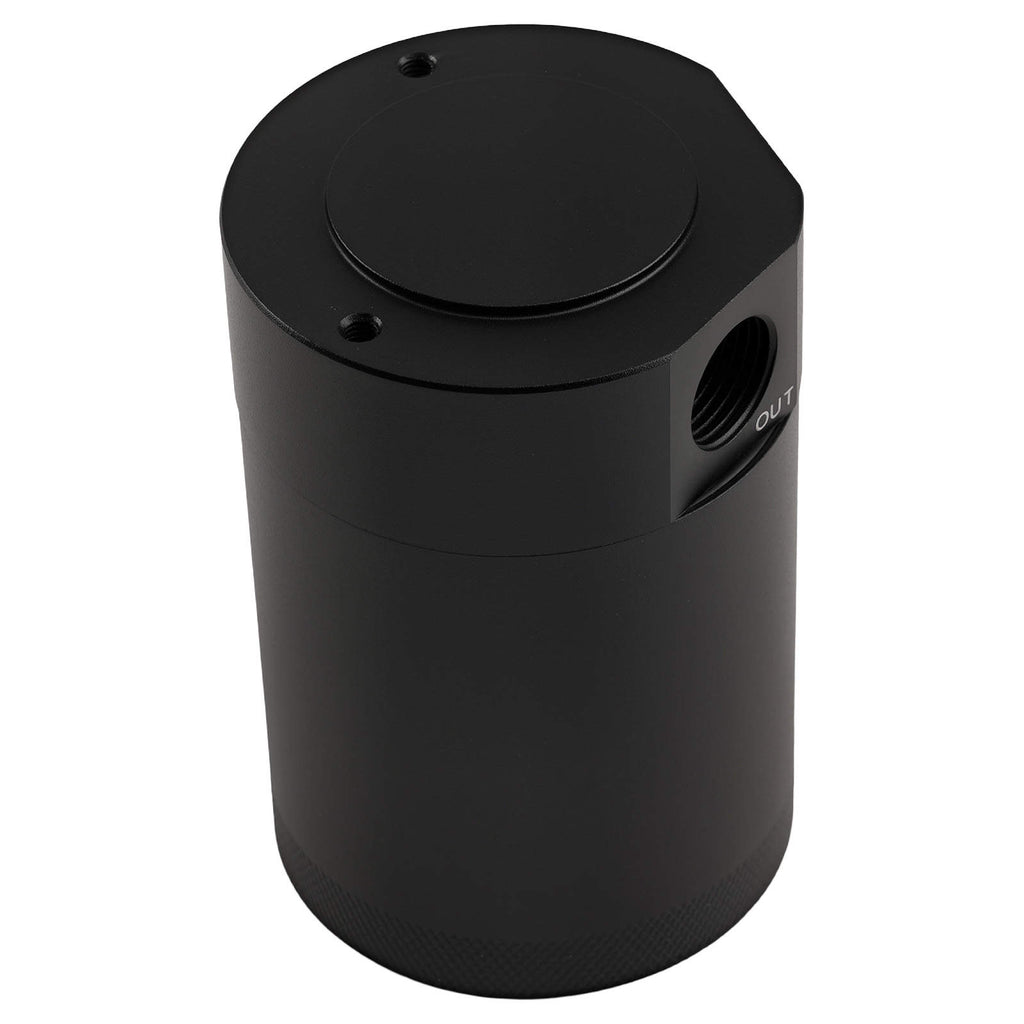 Racing Baffled 2-Port Oil Catch Can/Tank/Air-Oil Separator kompatibel für Vauxhall Corsa