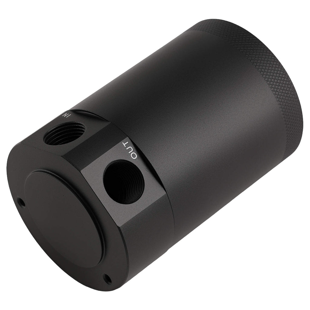 Racing Baffled 2-Port Oil Catch Can/Tank/Air-Oil Separator kompatibel für Vauxhall Corsa