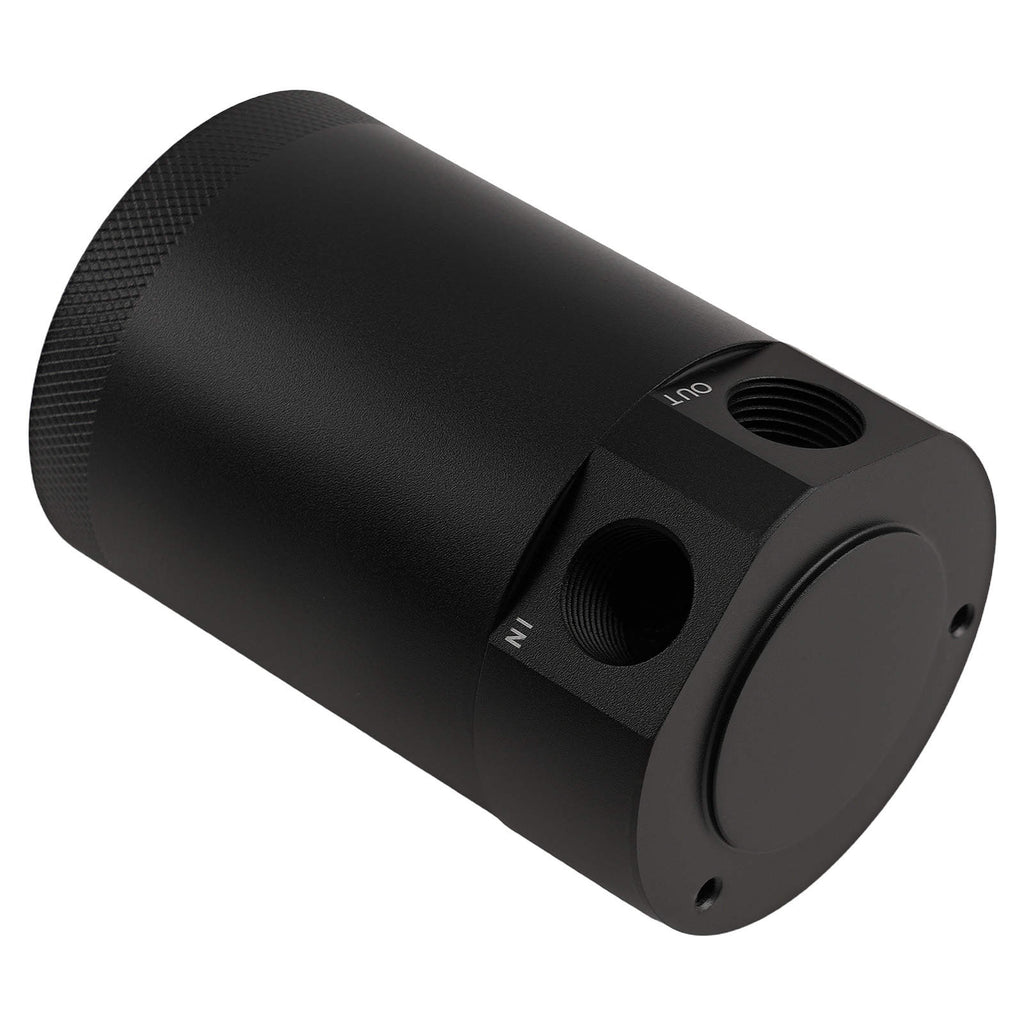 Racing Baffled 2-Port Oil Catch Can/Tank/Air-Oil Separator kompatibel für Vauxhall Corsa