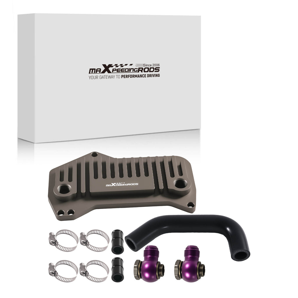 1x Adapter Kit Ölkühler Sandwich AN10 kompatibel für VW Audi Golf DQ500 DQ381