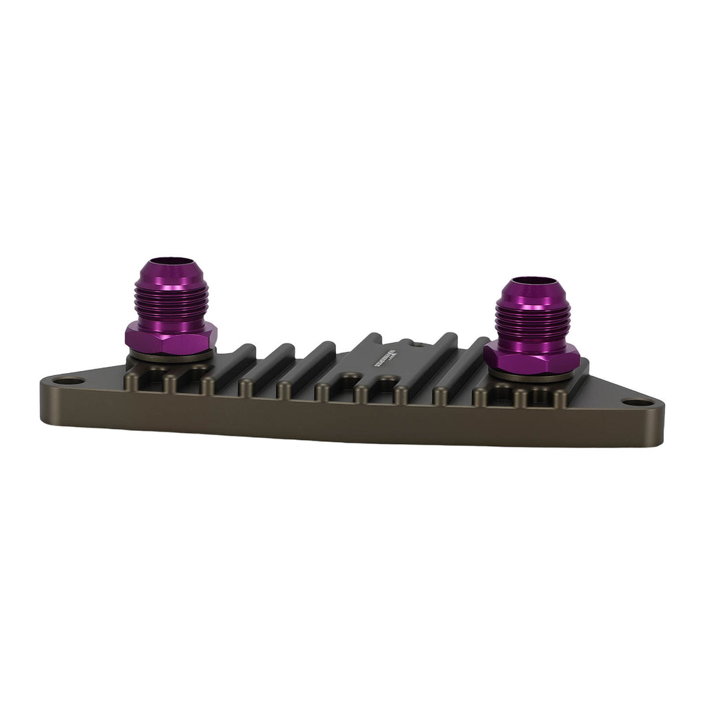 Adapter AN10 Ölkühler kompatibel für BMW E90 F20 F22 E82 E89 N54 N55 Violett CNC Kit