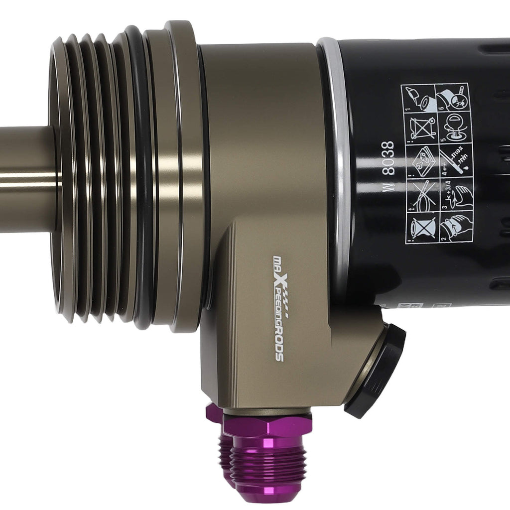 Aluminium Ölfilter-Adapter AN10 kompatibel für Audi S4/S5/A8L kompatibel für Porsche Cayenne 3.0T