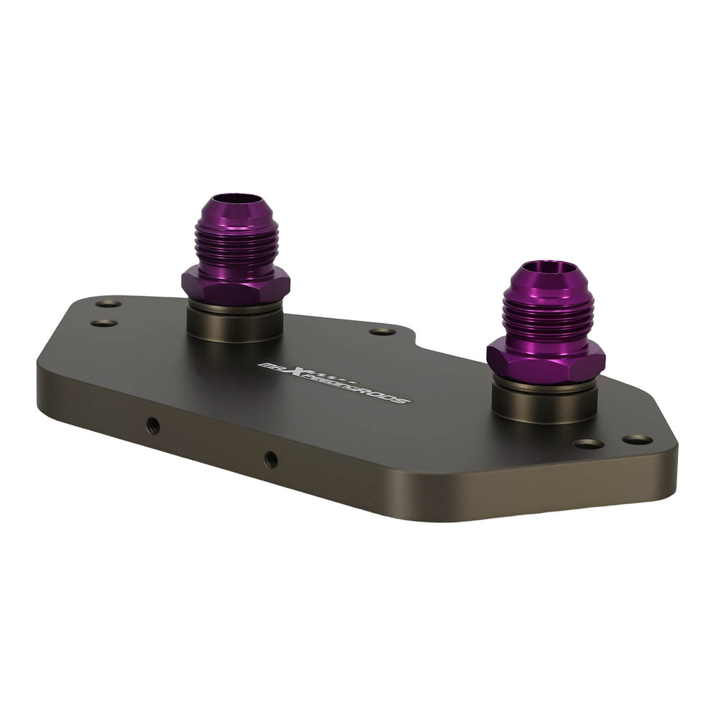 10AN Öl Sandwich Adapter kompatibel für Audi S3 S4 3.0T A4L A6 C7 A5 Q7 eloxiert