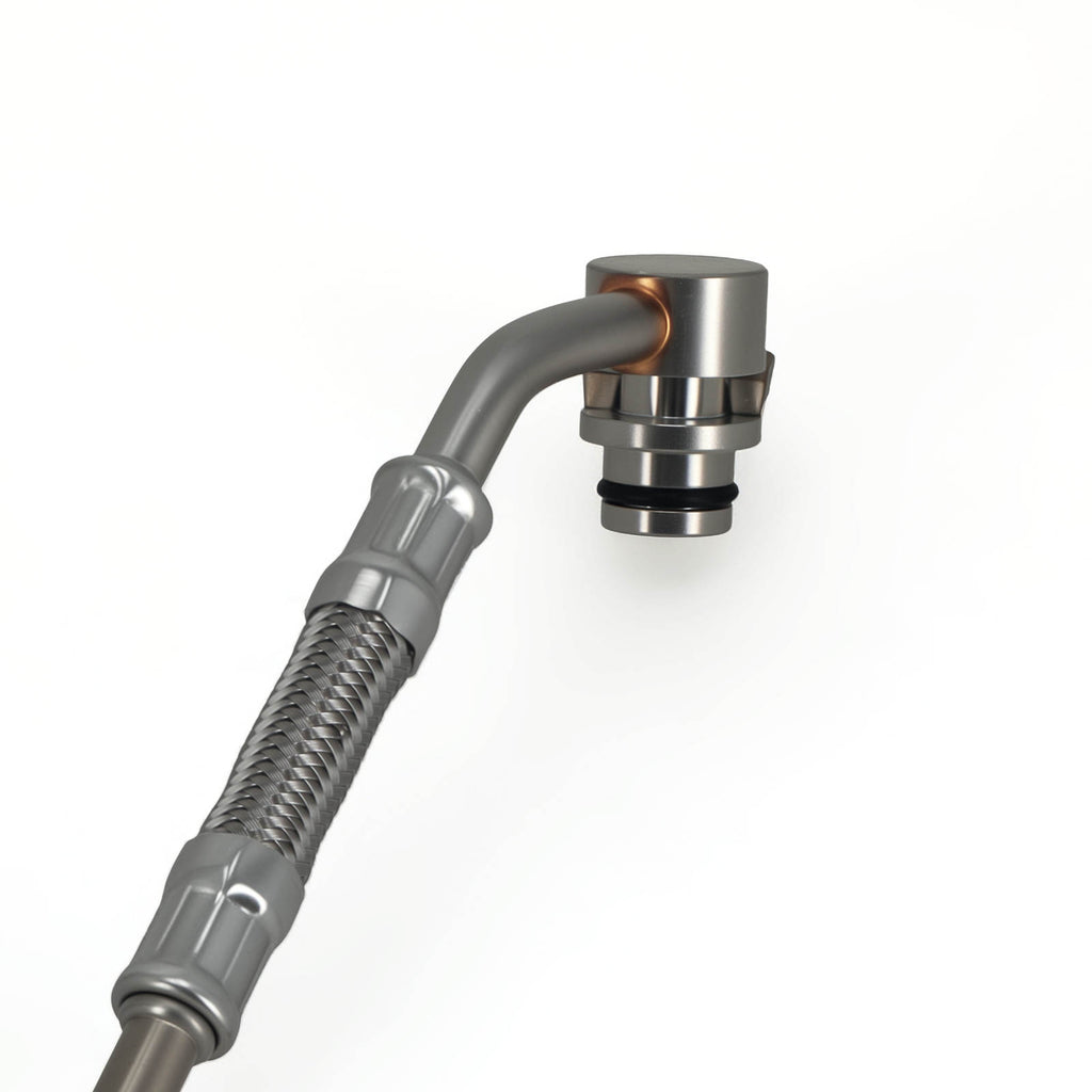 Edelstahl Turbo Ölleitung kompatibel für BMW 135i E82/E88 3,0L 2008-2010 11427562798