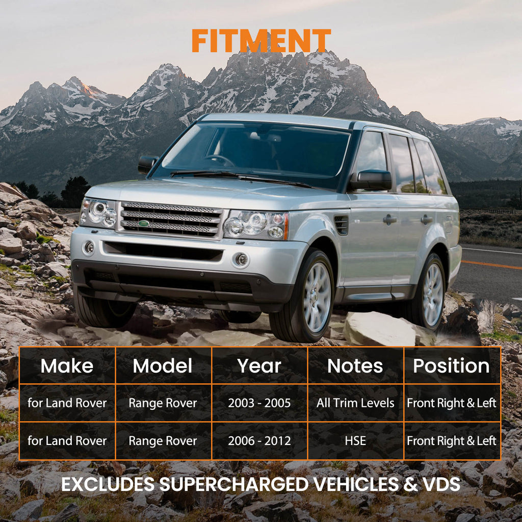 Federbein Luftfederung kompatibel für Range Rover Land Rover L322 Vorne Rechts RNB000740