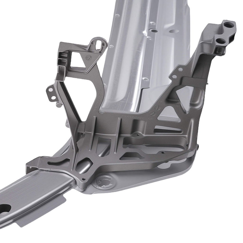 Kühlergrill Komplett kompatibel für Mercedes W205 C Klasse 2056203201 2014-2022 Silber