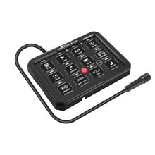 Laden Sie das Bild in den Galerie-Viewer, 12 Gang Schalttafel Universal Auto Boot UTV ATV Touch Panel 12-24V 80A Schwarz