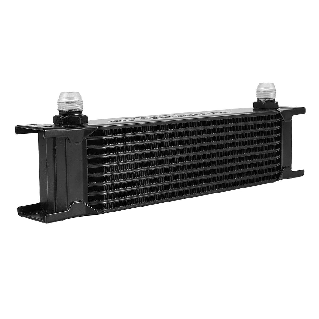 10-Reihen Motor Ölkühler Universal Aluminium Cooler Kit AN-10 mit Adapter