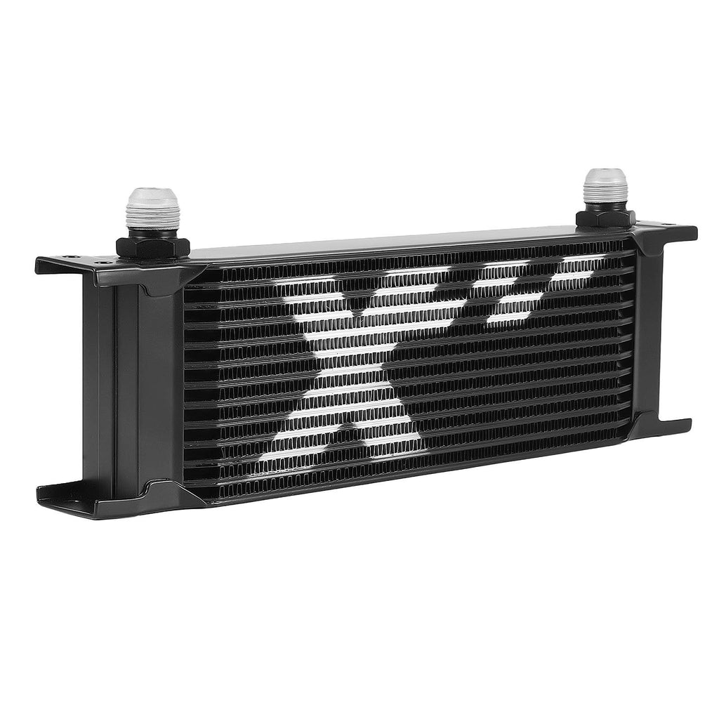 13-Reihen Universal Ölkühler Kit Aluminium AN-10 Transmission Oil Cooler Adapter