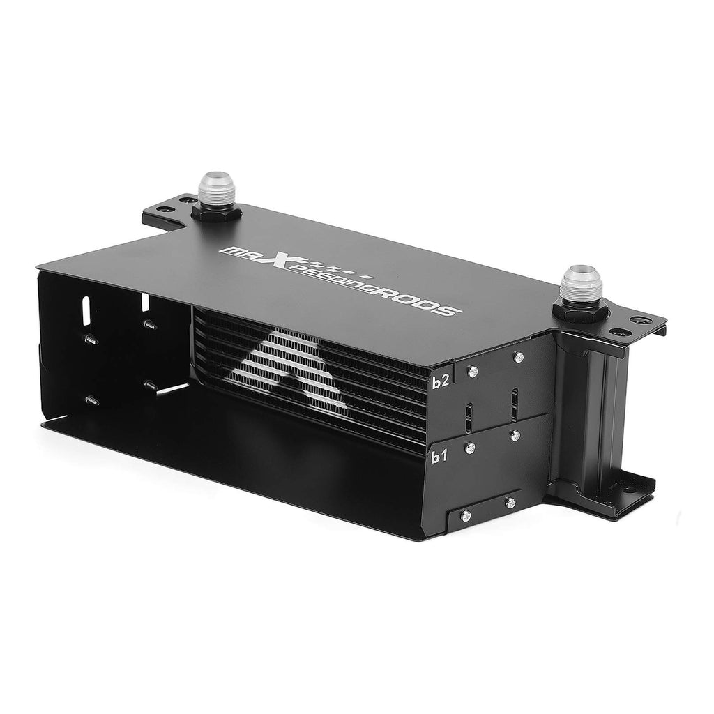 Universal 13-Reihen Ölkühler Set AN10 Aluminium mit Thermostat Adapter Kit