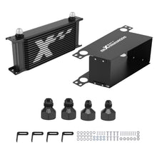 Laden Sie das Bild in den Galerie-Viewer, 16 Reihen Ölkühler Universal Aluminium Transmission Cooler AN-10 8AN 6AN Adapter